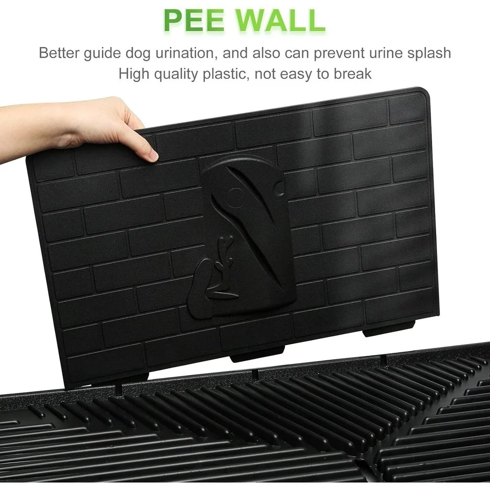 Hompet Dog Grass Pad with Tray 30x20 Large Reusable Artificial Turf Puppy‎ Potty